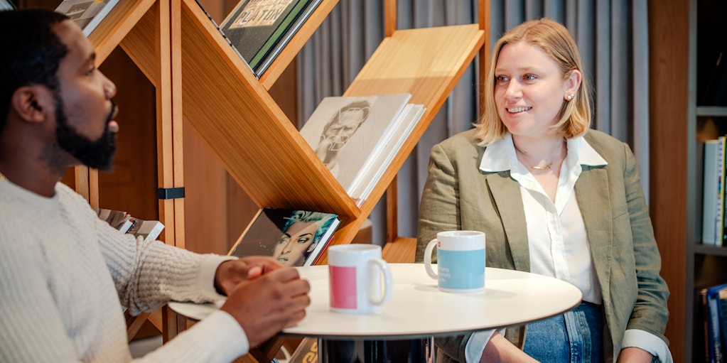 Charlotte Ledger and colleague.