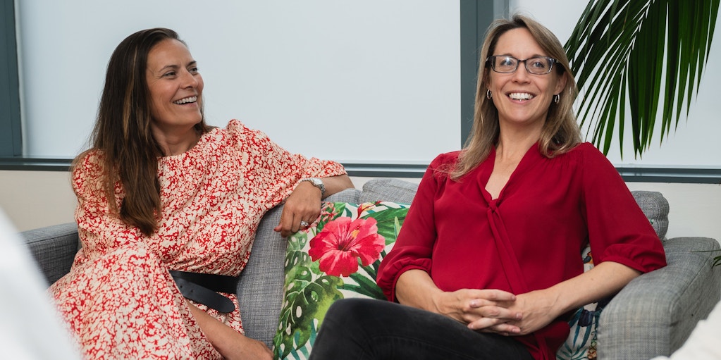 Jenny Lewis and colleague