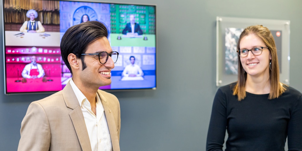 Akshat Kasliwal and colleague