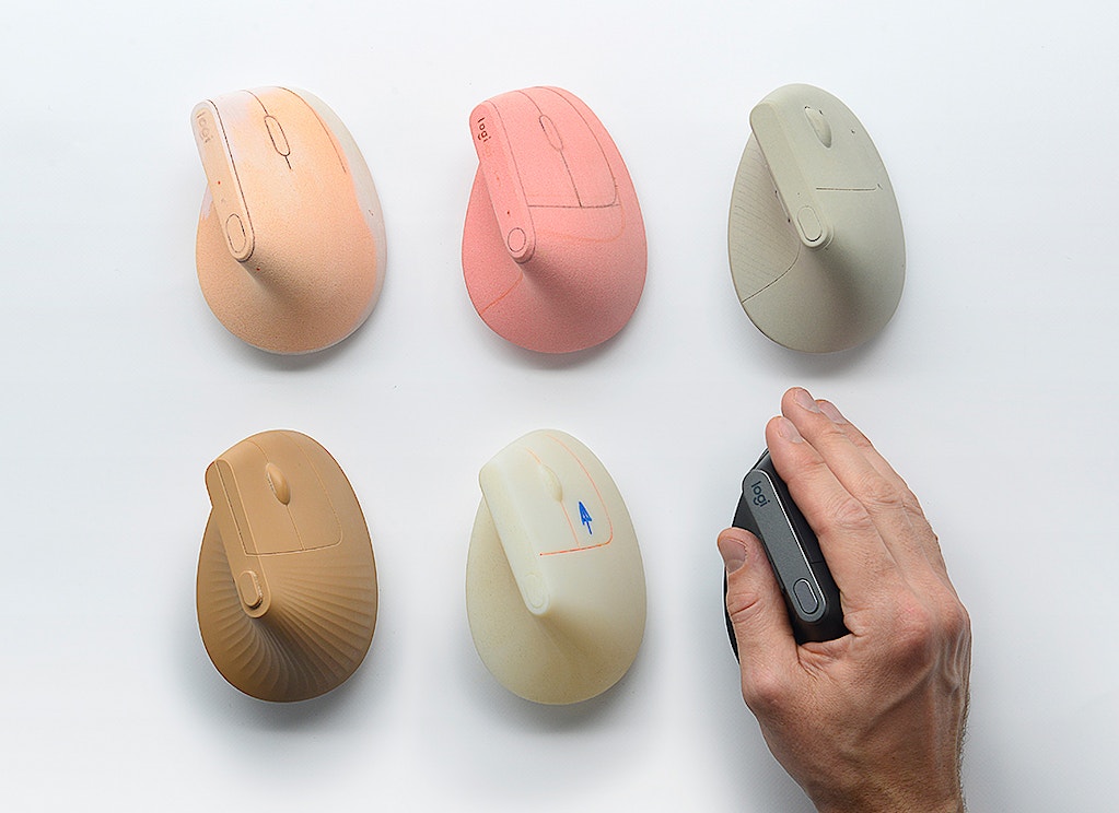Logitech MX Vertical mouse prototypes
