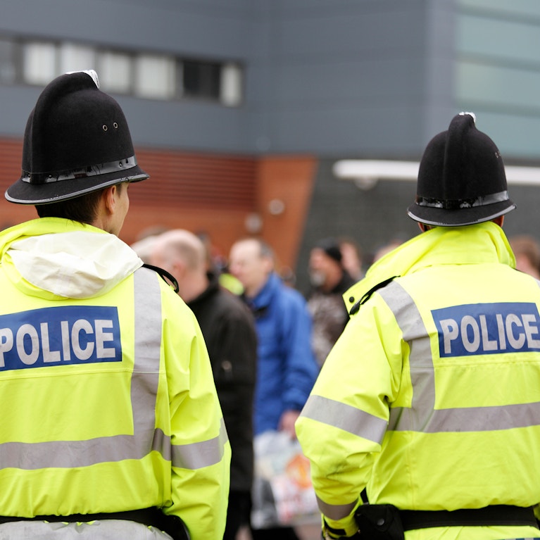 Two British policemen
