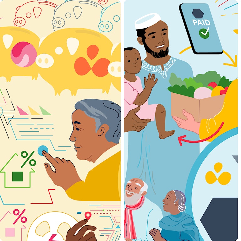 Vision for Banking illustrations