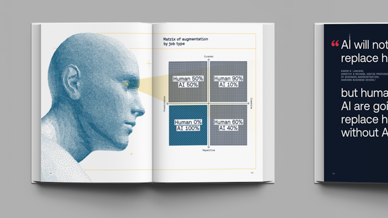 Two open books next to each other