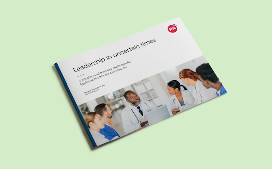 Leadership in uncertain times report cover