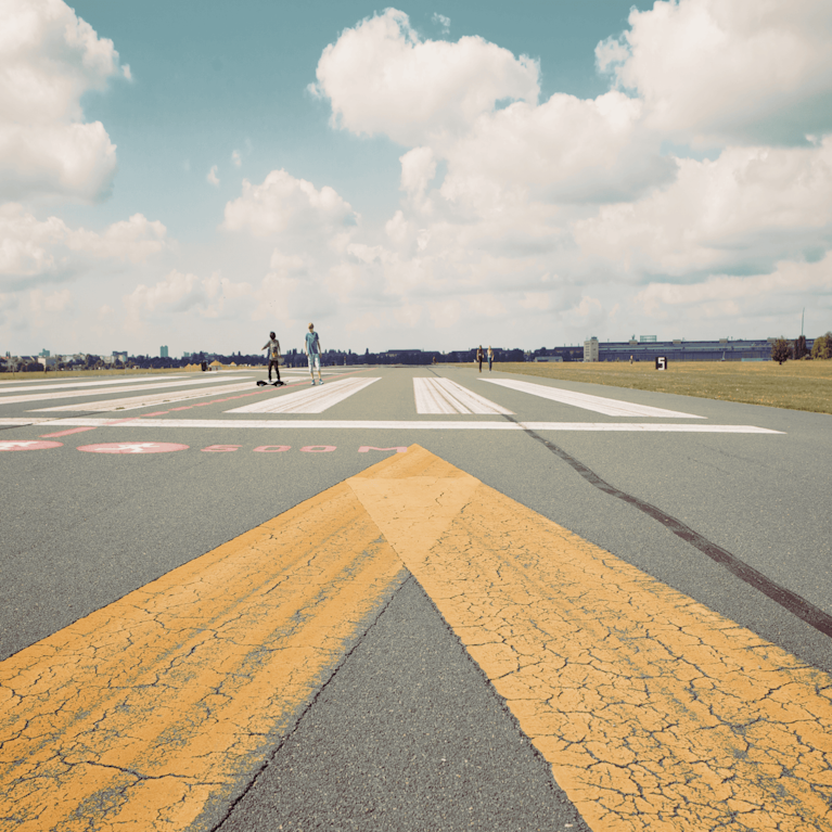 Airport runway