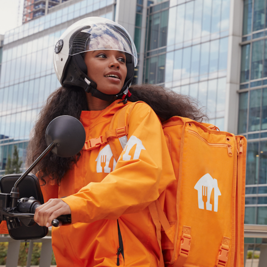 Just Eat Takeaway.com delivery driver